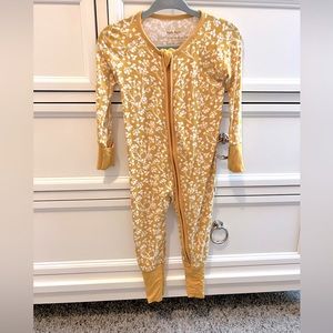 Little Sleepies Golden Poppies Zippy 3-6 Months